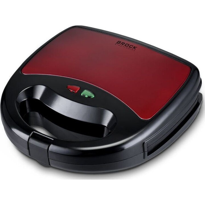 Tostadora de sándwiches Brock SSM 2001 RD de 750 W, roja