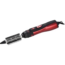 Ensemble de brosses à air chaud Brock HS 9006 RD avec 6 embouts, rouge