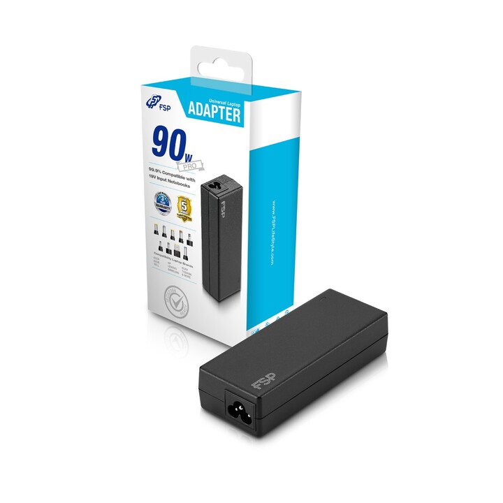 Alimentation Bloc d'alimentation pour ordinateur portable Fortron 90W