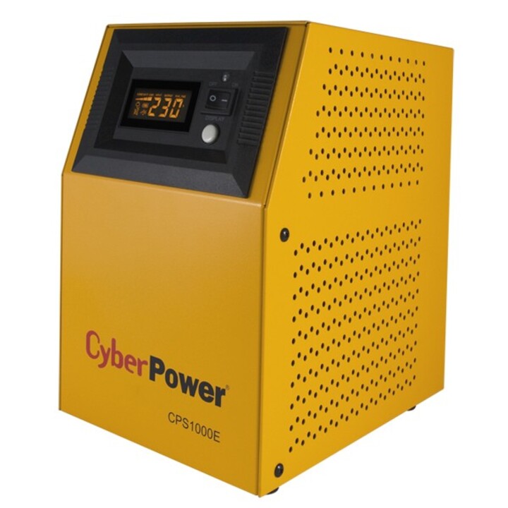 CyberPower CPS1000E Unterbrechungsfreie Stromversorgung (UPS) Doppelwandler (Online) 1000 VA 700 W 2 AC-Ausgänge