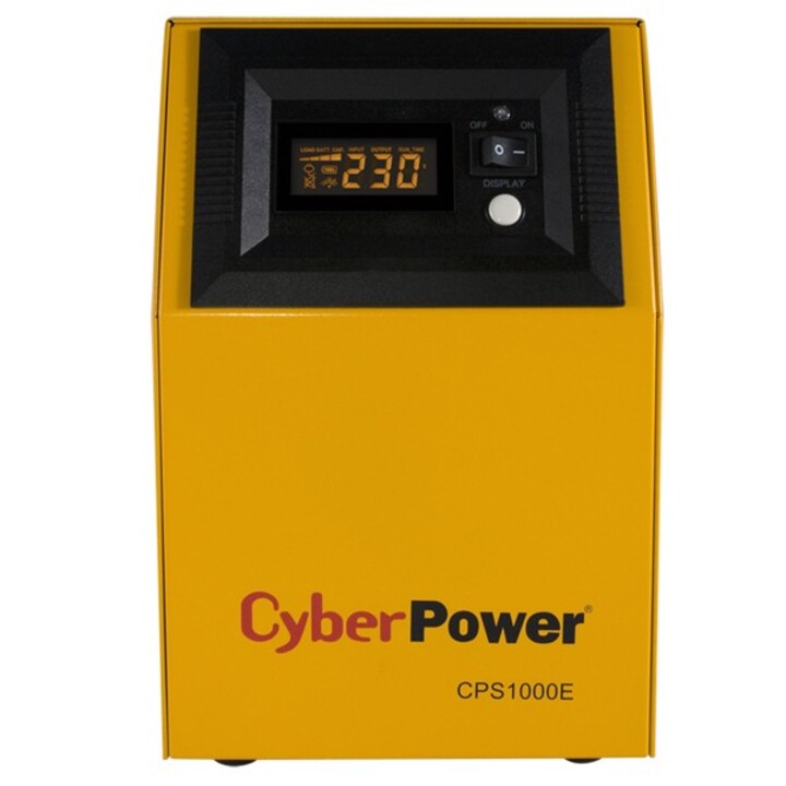 CyberPower CPS1000E Unterbrechungsfreie Stromversorgung (UPS) Doppelwandler (Online) 1000 VA 700 W 2 AC-Ausgänge