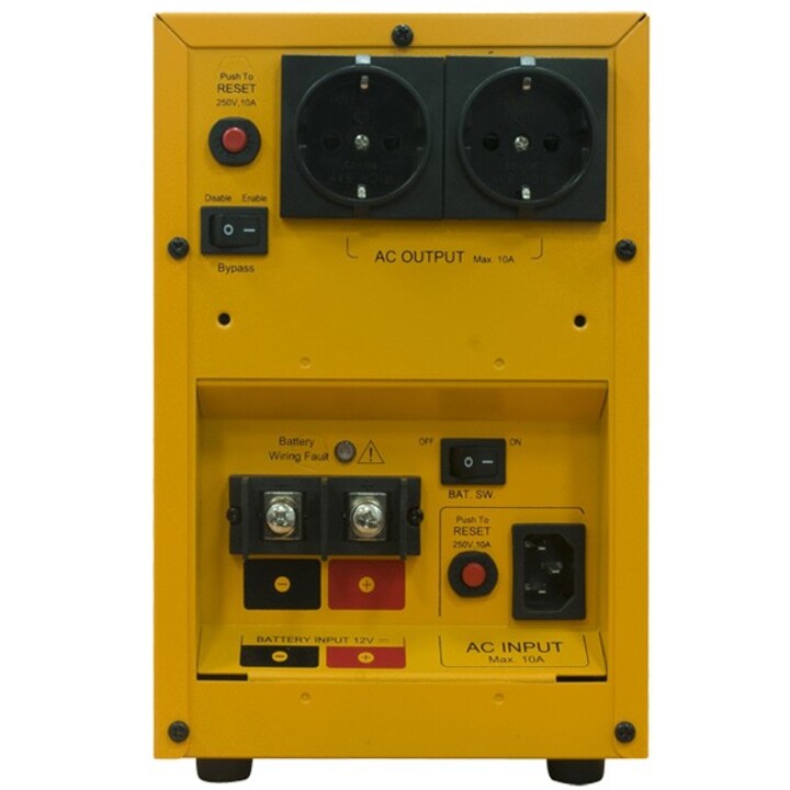 CyberPower CPS1000E Unterbrechungsfreie Stromversorgung (UPS) Doppelwandler (Online) 1000 VA 700 W 2 AC-Ausgänge