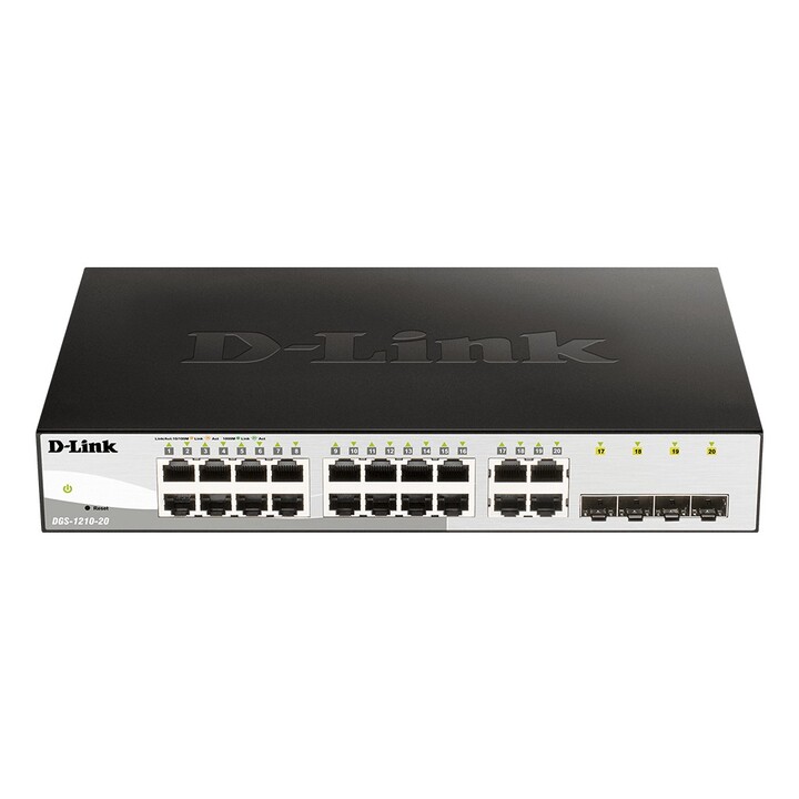 D-Link DGS-1210-20 Switch gestito L2 1U Nero