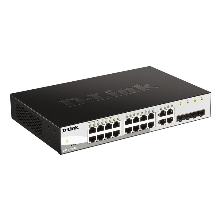 D-Link DGS-1210-20 Managed switch L2 1U Black