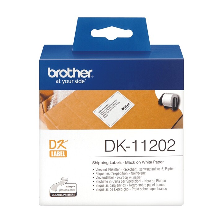 ETICHETTE Brother DK11202 62X100 MM SPEDIZIONE 300 UNI