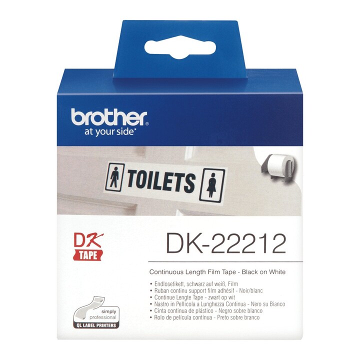 LABELS Brother DK22212 62MMX15.24M White