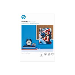 Hp Papier Photographique Brillant 200G M2 100 Feuilles