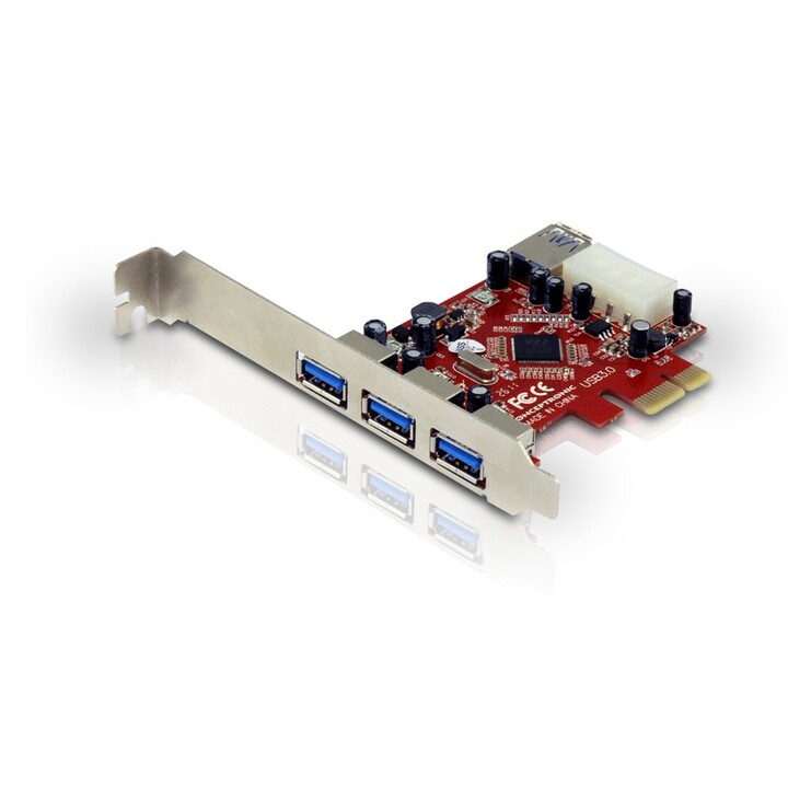 Scheda Concettronic Pci Express 4P Usb 3.0