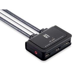 Commutateur De Données Kvm 2 Ports Usb Niveau Un Hdmi
