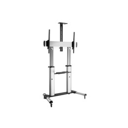 Equip EQ650605 soporte de suelo con ruedas para TV 60-100" aluminio
