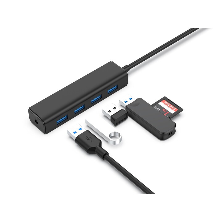 HUB CONCEPTRONIC USB-C A USB 3.0 4 PUERTOS