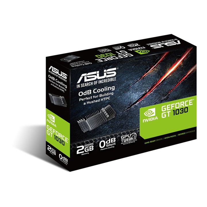 Asus GeForce GT 1030 2GB GDDR5 BRK Low Profile Silent