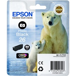 Cartucho Epson 26 Preto PHOTO XP-700