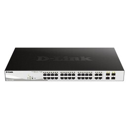 COMMUTATEUR D-LINK 24 PORTS 10-100-1000 + 4 SFP + POE