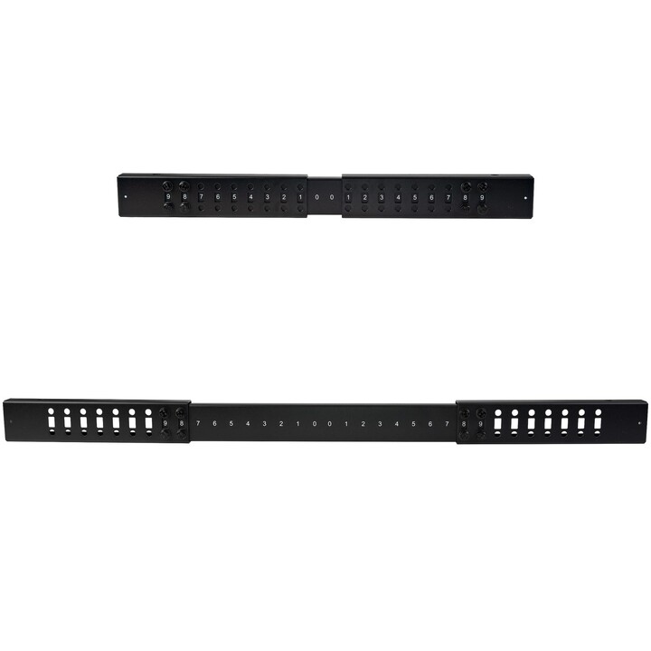 StarTech.com 4POSTRACK25U 25U 4-Post Open Frame Rack Black