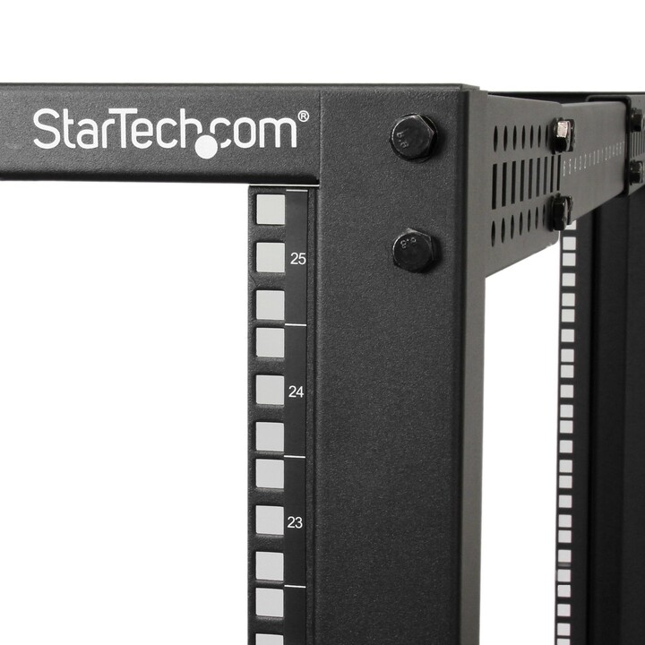 StarTech.com 4POSTRACK25U Rack ouvert 25U à 4 montants noir