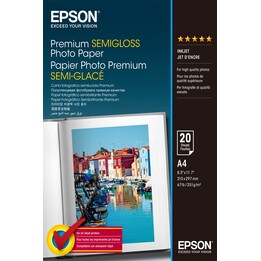 Epson Premium Semigloss Photo Paper A4 20 sheets