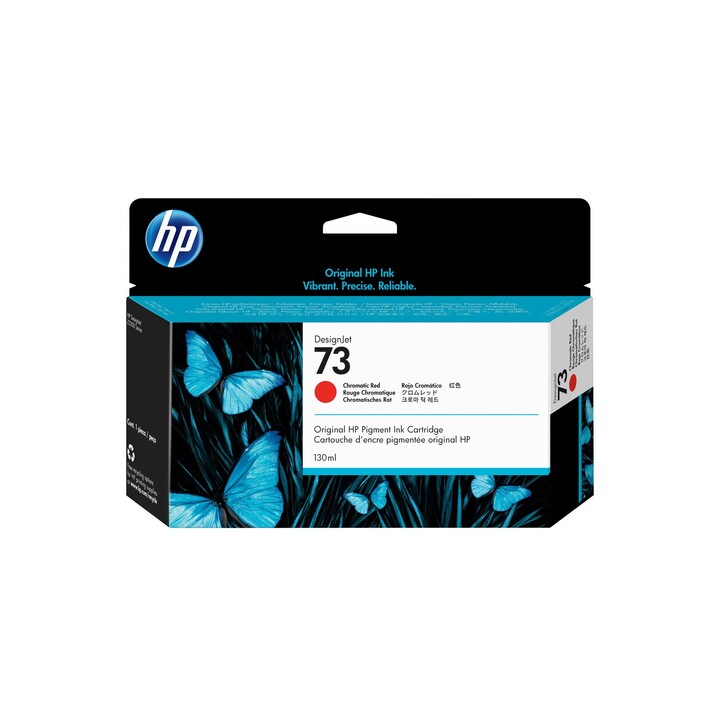 tinta vermelha cromática hp 73