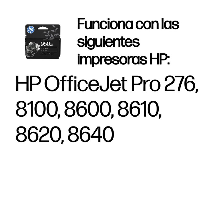 HP 950 XL-Blister mit Schwarz er Tinte