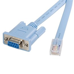 StarTech.com DB9CONCABL6 Cisco console cable RJ45 to DB9 blue