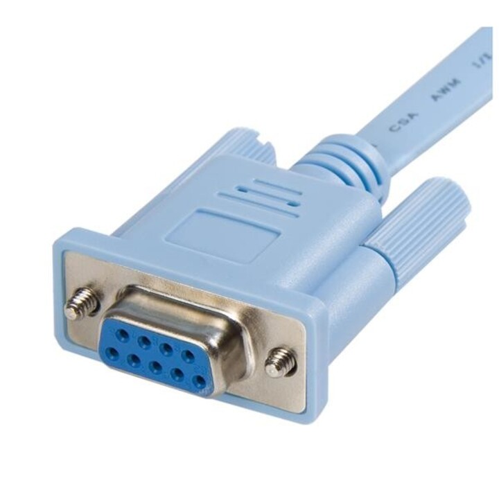 StarTech.com DB9CONCABL6 Cisco-Consolekabel RJ45 auf DB9 blau