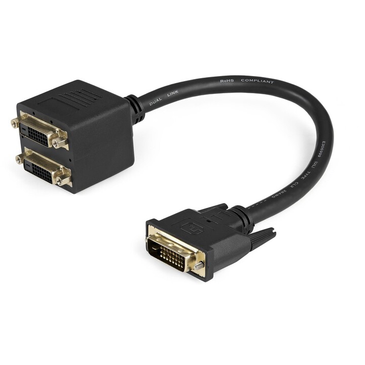 Splitter dvi 2 puertos dvi-d