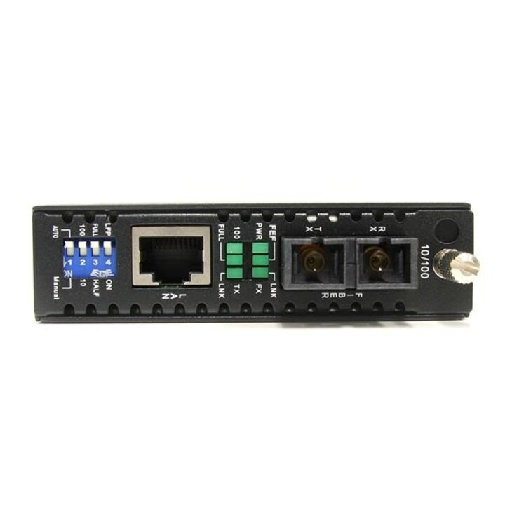 StarTech.com LWL / Glasfaser 10/100 Mbit/s Ethernet SC Medienkonverter 2 km