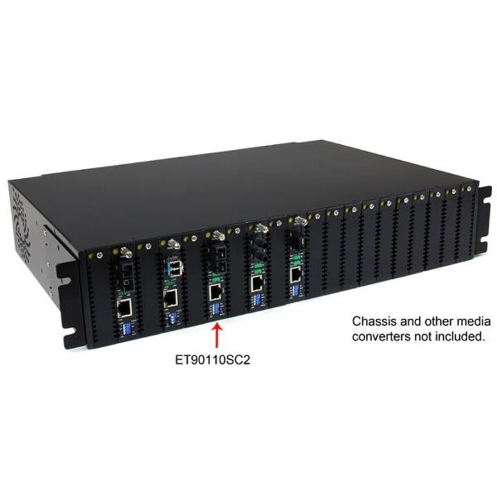 StarTech.com LWL / Glasfaser 10/100 Mbit/s Ethernet SC Medienkonverter 2 km