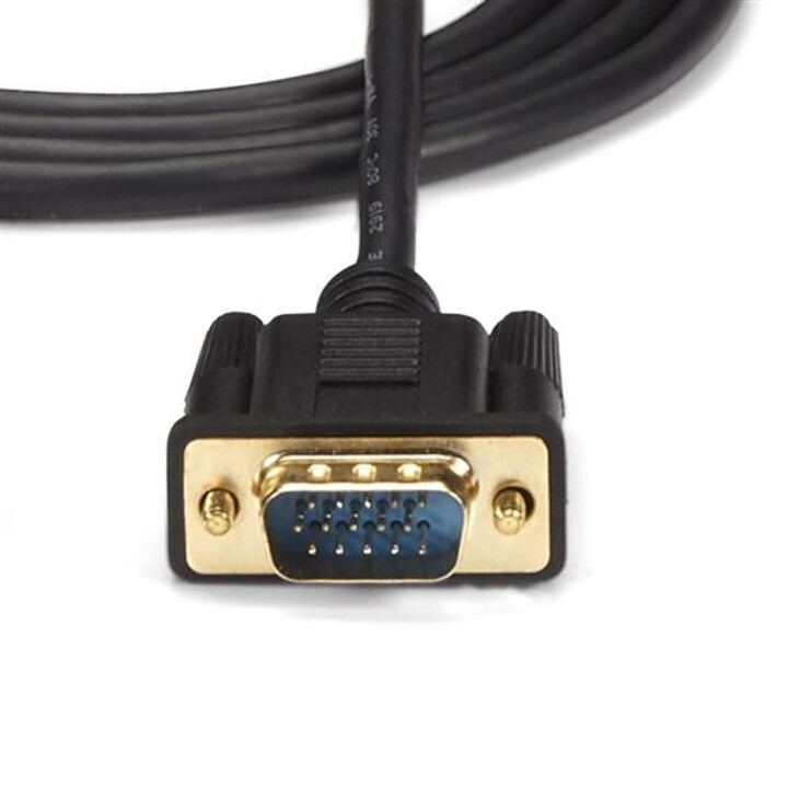 StarTech.com HD2VGAMM6 cavo convertitore attivo HDMI a VGA 1,8 m nero