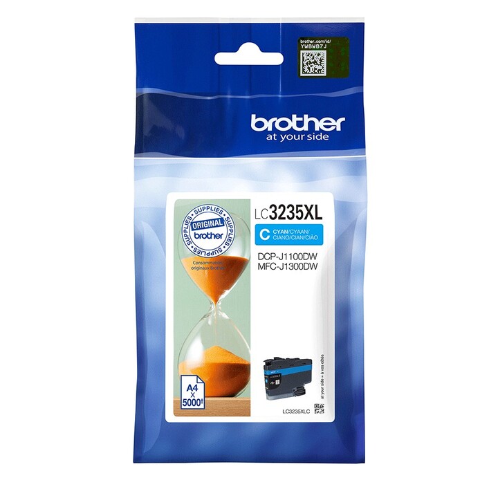 Brother LC3235XLC cartucho de tinta original cian para DCP-J1100DW/MFC-J1300DW