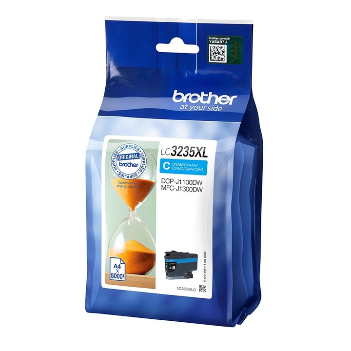 Brother LC3235XLC cartucho de tinta original cian para DCP-J1100DW/MFC-J1300DW