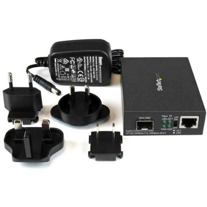 Startech MCM1110SFP convertitore di media Gigabit Ethernet con slot SFP aperto