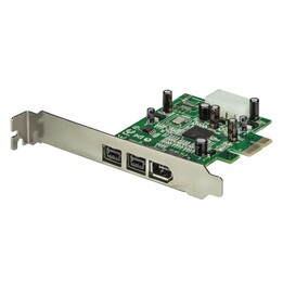 STARTECH.com PEX1394B3 tarjeta FireWire PCI Express de 3 puertos, 2x 800 + 1x 400