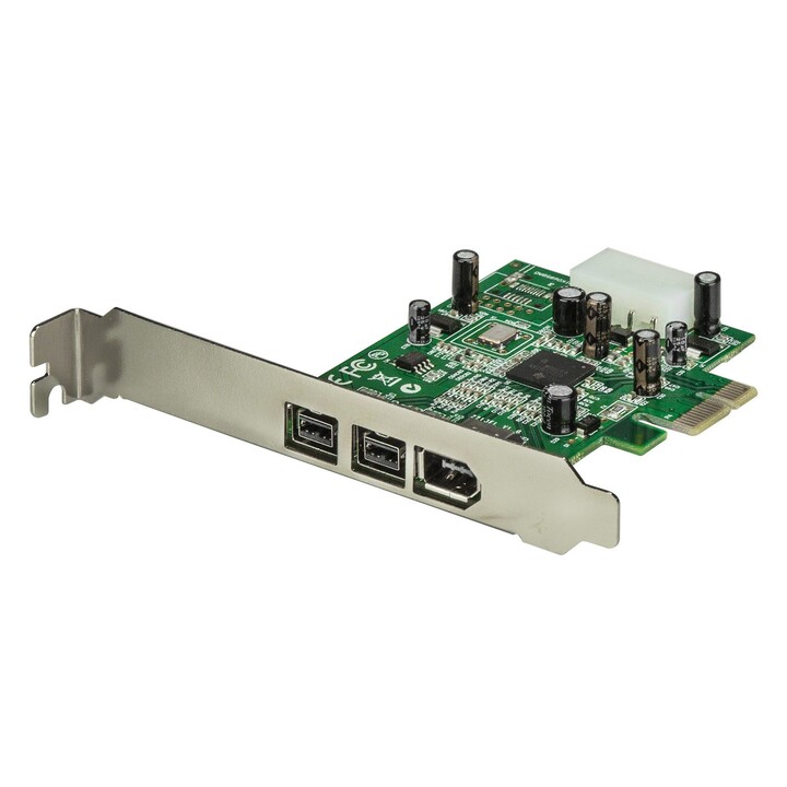 STARTECH.com PEX1394B3 3-Port PCI Express FireWire-Karte, 2x 800 + 1x 400