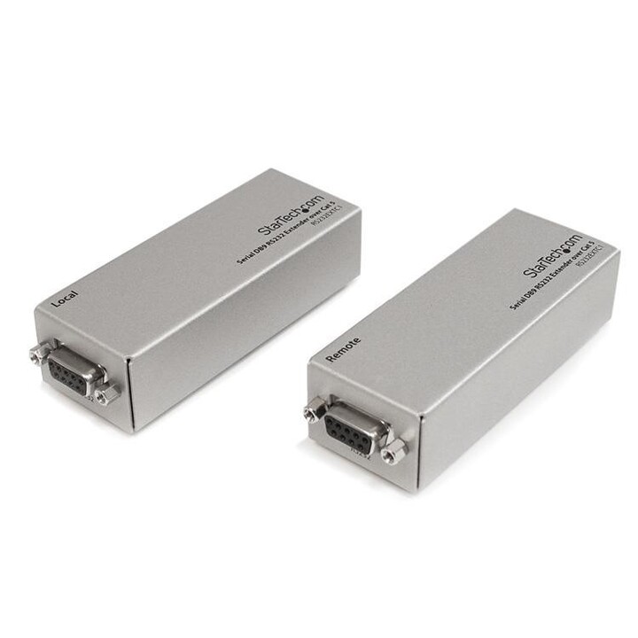 StarTech.com RS232EXTC1EU estensore seriale RS232 via Cat 5, argento