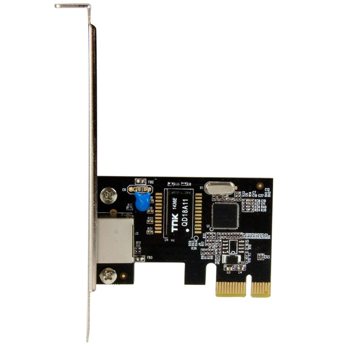 StarTech.com ST1000SPEXI Placa de rede Gigabit Ethernet de 1 porta, PCI Express, preto