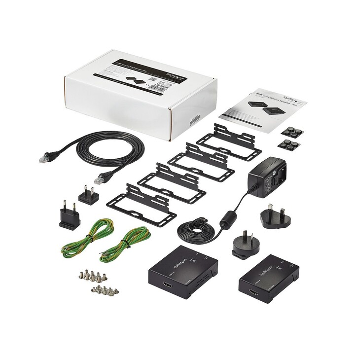 StarTech.com Extensor HDMI via CAT5e HDBaseT - Power over Cable - Ultra HD 4K