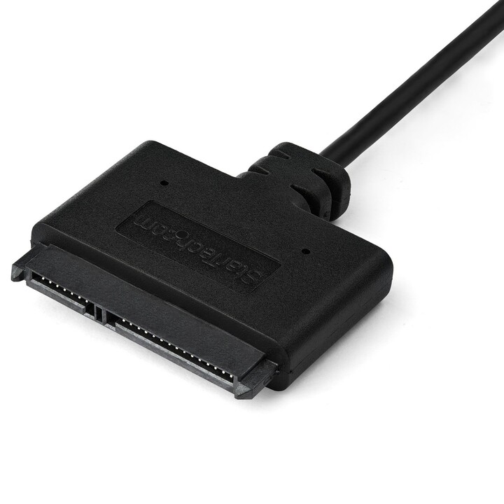 StarTech.com SATA to USB-C Cable, USB 10Gbps to 2.5in SATA I II III Hard Drive Adapter, External Converter for SSD or HDD Data T