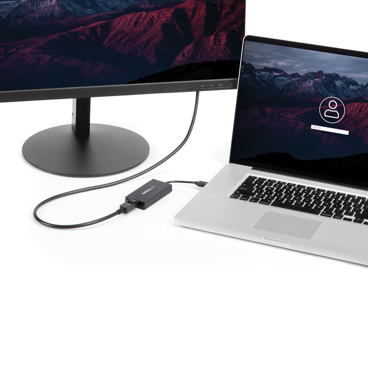 StarTech.com Adattatore da USB 3.0 a DisplaPort - 4K 30Hz Ultra HD - Certificato DisplayLink - Convertitore da USB Type-A a DP p