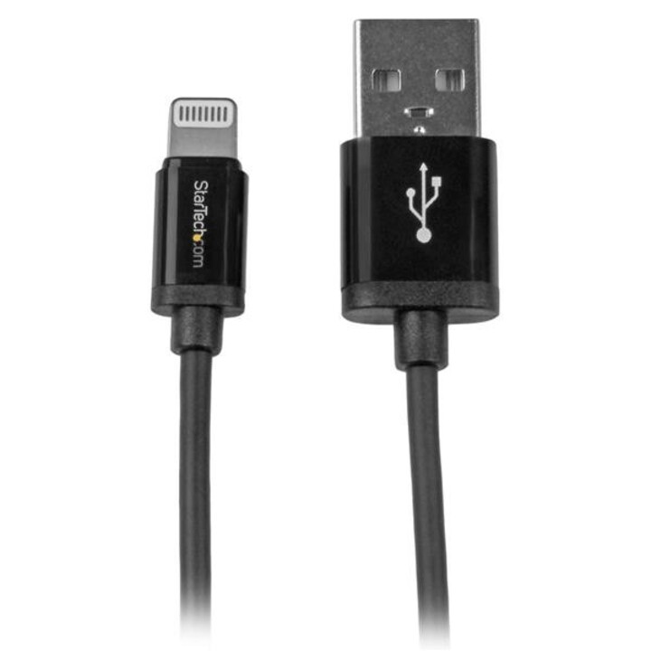 StarTech.com USBLT1MB USB-auf-Lightning-Kabel 1 m Schwarz