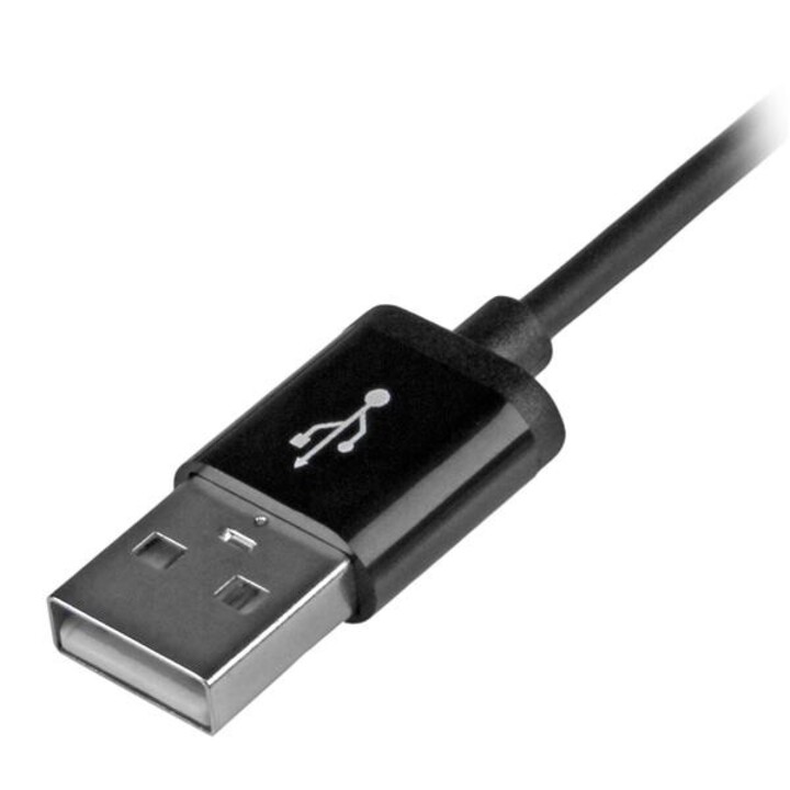 StarTech.com USBLT1MB 1 m USB to Lightning Cable Black