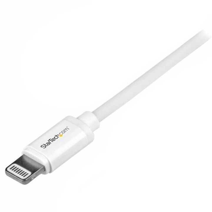 StarTech.com 1 m (3 ft.) USB to Lightning Cable - iPhone / iPad / iPod Charger Cable - High Speed Charging Lightning to USB Cabl