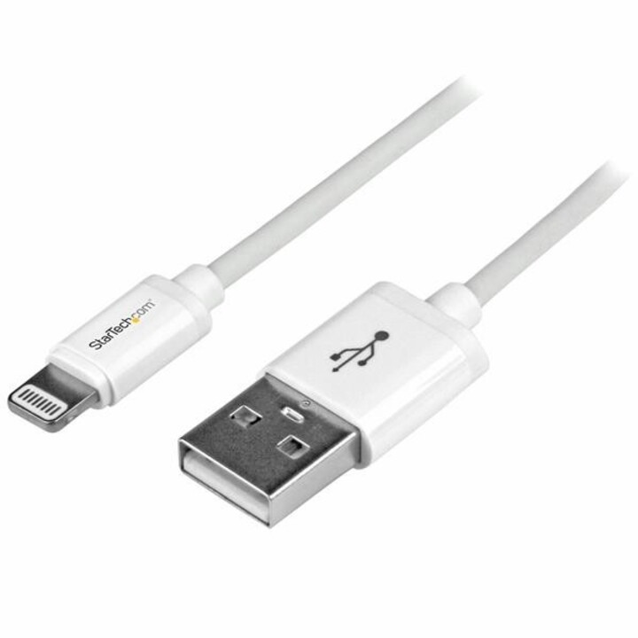 StarTech.com 1 m (3 ft.) USB to Lightning Cable - iPhone / iPad / iPod Charger Cable - High Speed Charging Lightning to USB Cabl