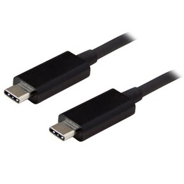 StarTech.com 3ft (1m) USB-C Cable, USB 10Gbps, 60W (3A) Power Delivery, 8K 60Hz / 4K 144Hz DP Alt Mode, USB-IF Certified - Thund
