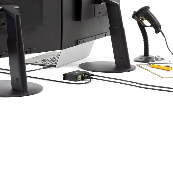 StarTech.com ST4200USBM Mountable 4-Port Industrial USB 2.0 Hub Black