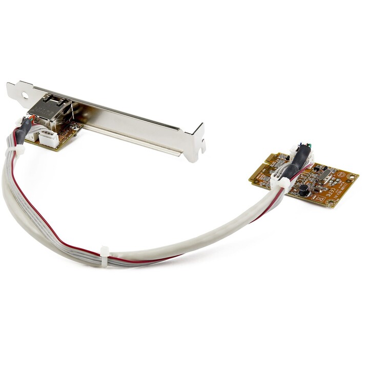 StarTech.com ST1000SMPEX placa de rede Gigabit Ethernet Mini PCI Express, preto