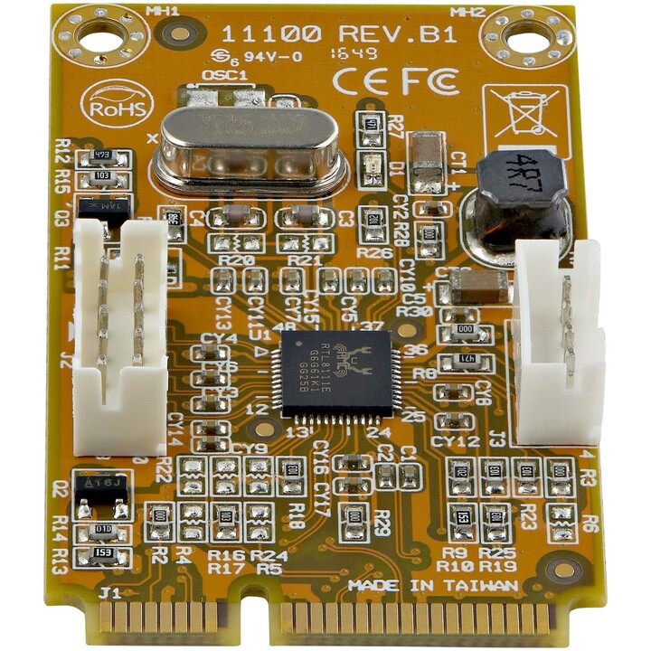StarTech.com ST1000SMPEX placa de rede Gigabit Ethernet Mini PCI Express, preto