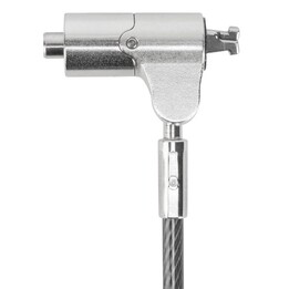 Targus DEFCON Compact Keyed Cable Lock candado para portátil plata