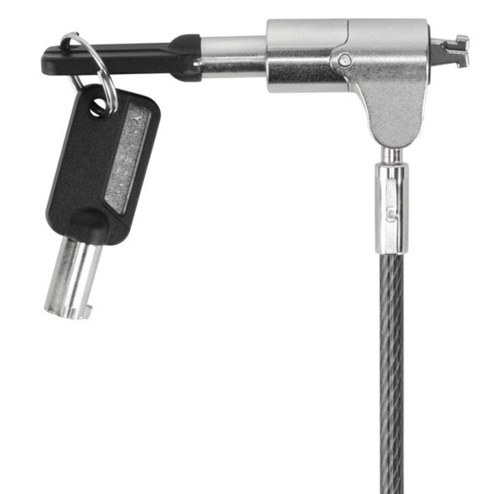 Targus DEFCON antivol câble compact à clé pour ordinateur portable argent