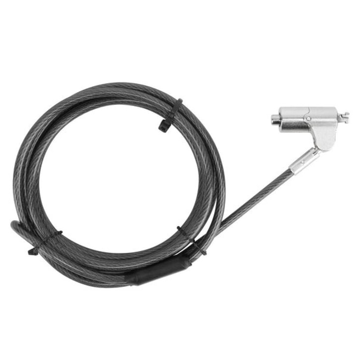 Targus DEFCON antivol câble compact à clé pour ordinateur portable argent